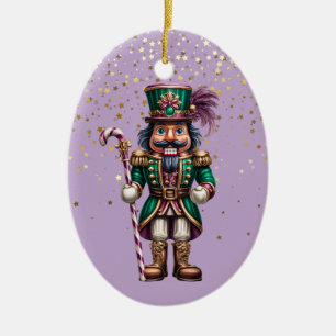 Adorno De Cerámica Cascanueces de Navidad