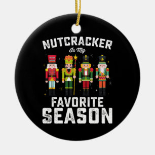 Adorno De Cerámica Cascanueces Es Mi Temporada Favorita Navidad