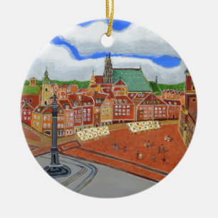 Adorno De Cerámica Casco antiguo de Varsovia