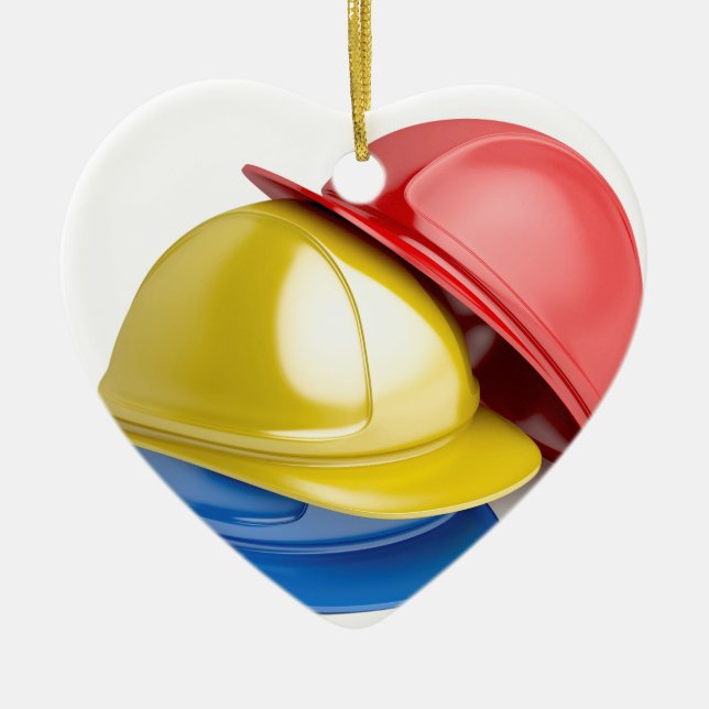 Adorno De Cerámica Cascos de seguridad (Frente)