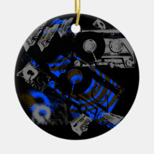 Adorno De Cerámica Casete de música de DJ