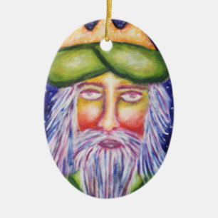 Adorno De Cerámica "Caspar" Tres Reyes Navidades Arte