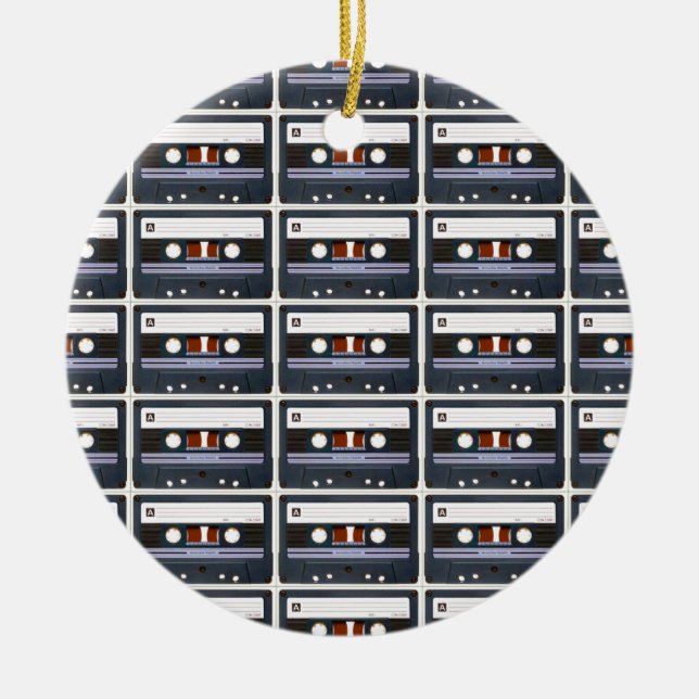 Adorno De Cerámica Cassette de arte pop (Frente)