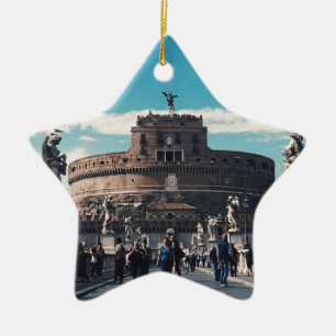 Adorno De Cerámica Castel Sant'Angelo