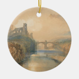 Adorno De Cerámica Castillo de Barnard William Turner