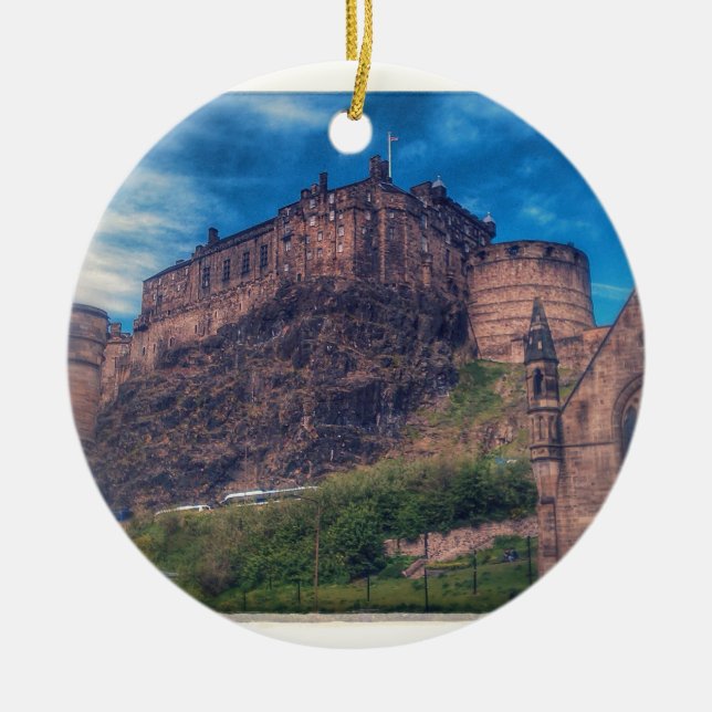 Adorno De Cerámica Castillo de Edimburgo (Frente)