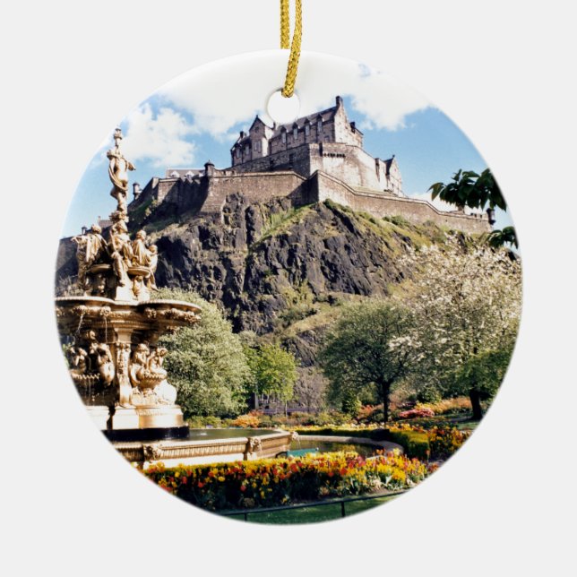 Adorno De Cerámica Castillo de Edimburgo (Frente)