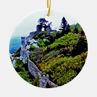 Adorno De Cerámica Castillo en Sintra Portugal