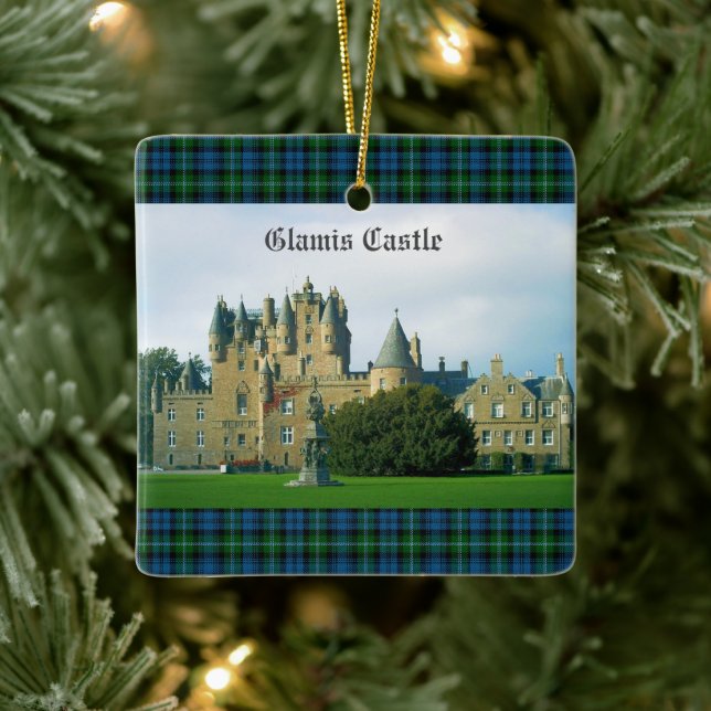 Adorno De Cerámica Castillo Glamis Angus Escocia Escenario (Árbol)
