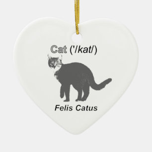 Adorno De Cerámica Cat Felis Catus