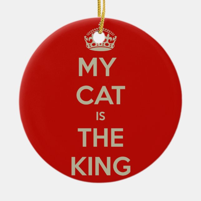 Adorno De Cerámica Cat Qoute (Frente)