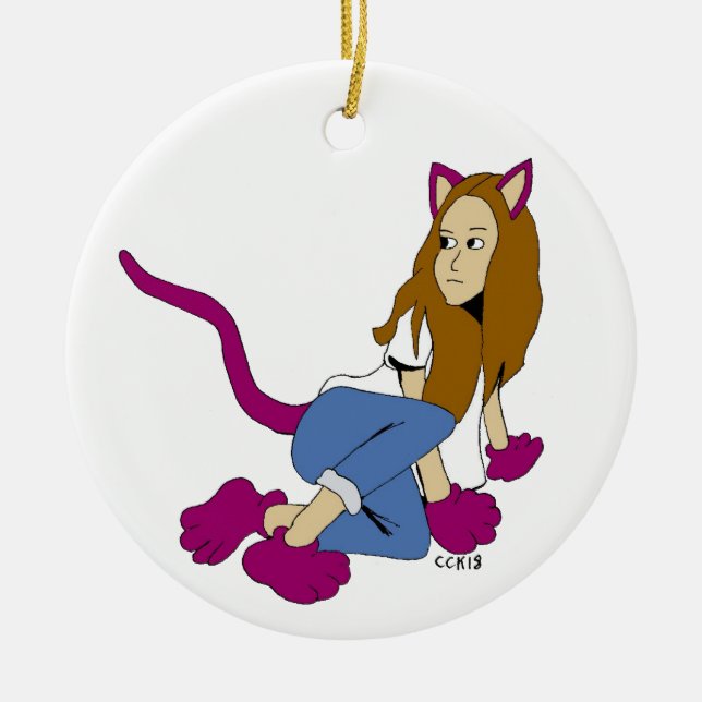 Adorno De Cerámica catadora (Frente)