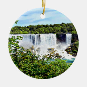 Adorno De Cerámica Cataratas del Niágara - Cataratas de velo norteam