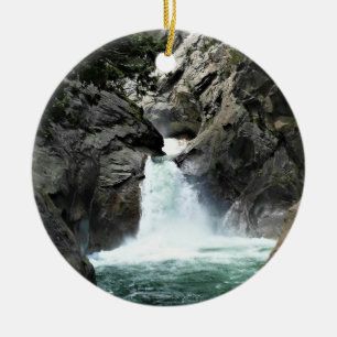Adorno De Cerámica Cataratas del río Roaring, Cañón del Rey, CA