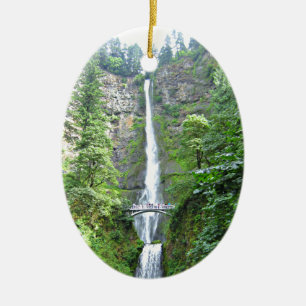 Adorno De Cerámica Cataratas Escénicas Multnomah