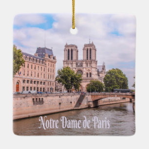 Adorno De Cerámica Catedral católica Notre Dame de París Francia