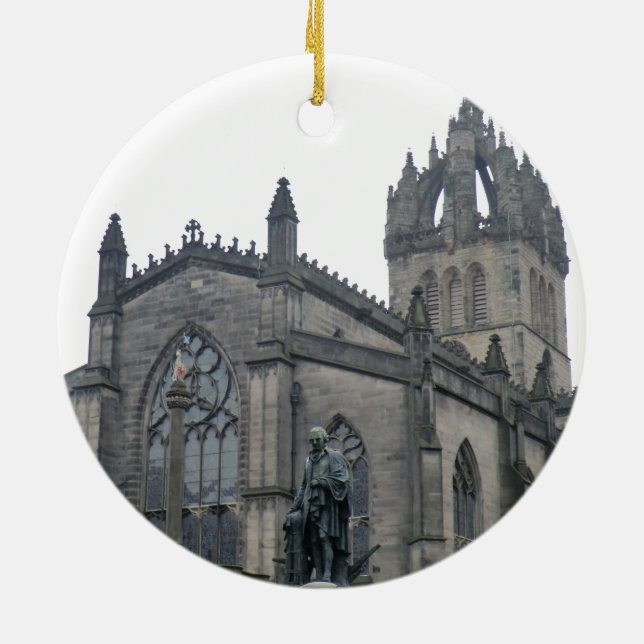 Adorno De Cerámica Catedral de St Giles de Edimburgo (Atrás)