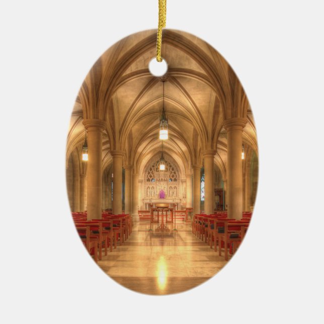 Adorno De Cerámica Catedral Nacional de Washington Capilla de Belén (Frente)
