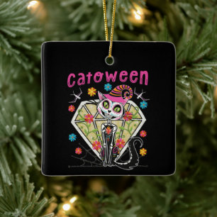 Adorno De Cerámica Catoween Halloween