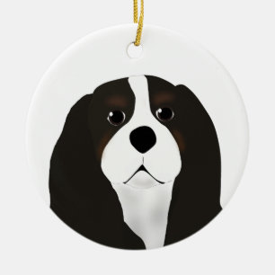 Adorno De Cerámica Cavalier King Charles Ornament