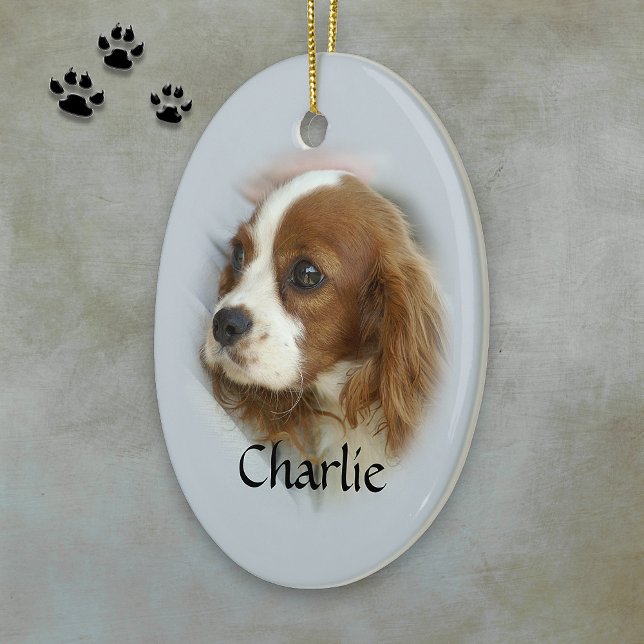 Adorno De Cerámica Cavalier King Charles Spaniel (Subido por el creador)