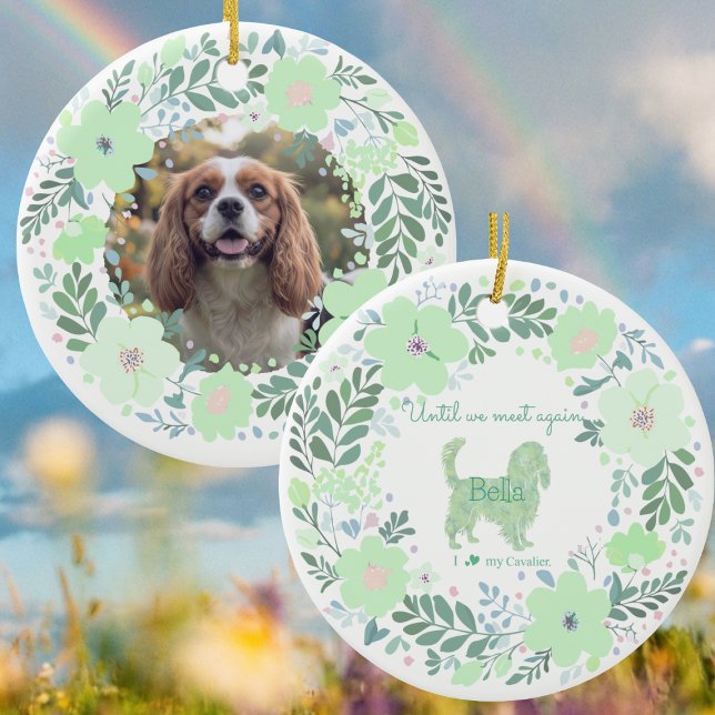 Adorno De Cerámica Cavalier King Charles Spaniel - Memorial Custom (Subido por el creador)
