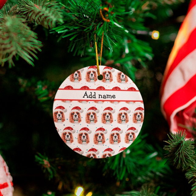 Adorno De Cerámica Cavalier King Charles Spaniel Navidades de raza de (Subido por el creador)