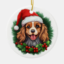 Cavalier King Charles Spaniel Wreath