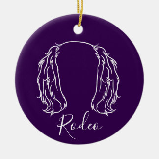 Adorno De Cerámica Cavalier Ornament (Paw Prints)