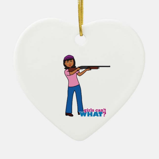 Adorno De Cerámica Caza de chicas (Frente)