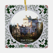 Caza del heno clan tartán escocés navidad