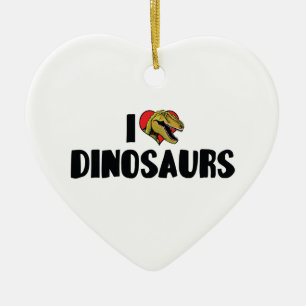 Adorno De Cerámica Cazador de fósiles de dinosaurios - Me encantan lo