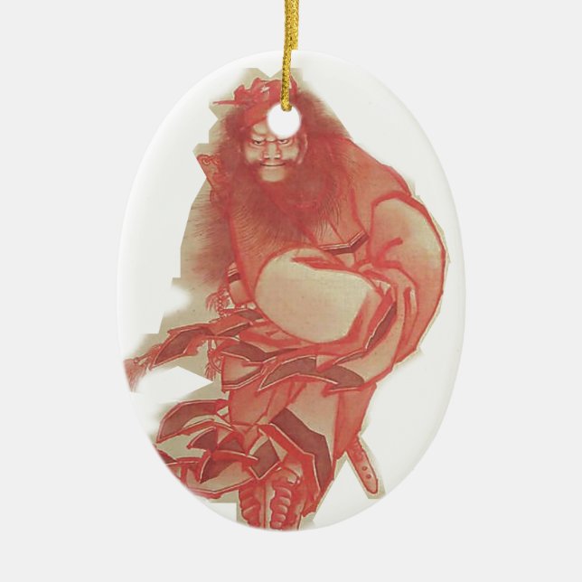 Adorno De Cerámica Cazador del monstruo (Frente)