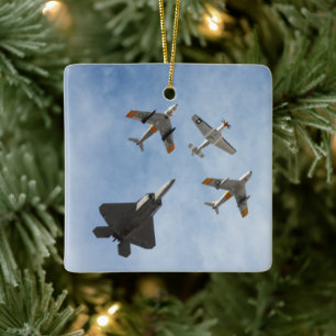 Adorno De Cerámica Cazas Militares - Vuelo Heritage