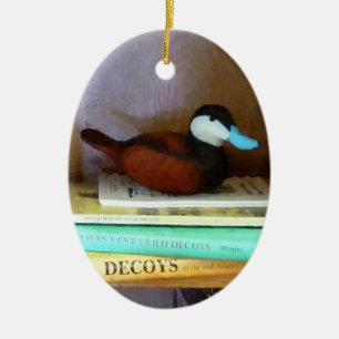 Adorno De Cerámica Cebos de pato en estantería