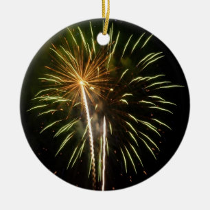 Adorno De Cerámica Celebración de Fiestas con Fuegos Artificiales Ver
