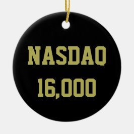Adorno De Cerámica Celebración de la Bolsa de Valores NASDAQ 16000