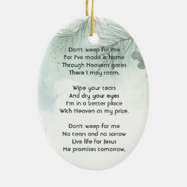 Adorno De Cerámica Celebración de la foto conmemorativa de Life Keeps