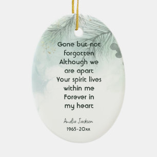 Adorno De Cerámica Celebración de la foto conmemorativa de Life Keeps