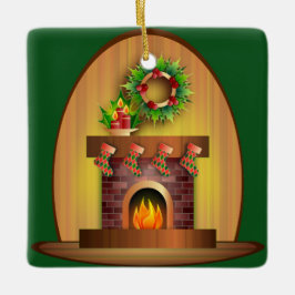 Adorno De Cerámica Celebración de los navidades