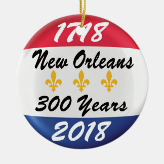 ADORNO DE CERÁMICA ¡CELEBRE EL TRICENTENNIAL DE NEW ORLEANS!