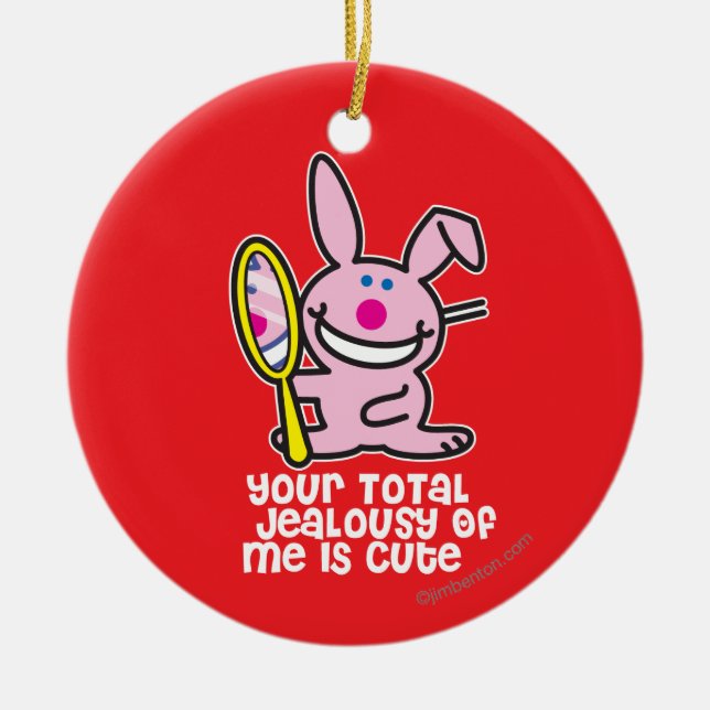 Adorno De Cerámica Celoso (Frente)