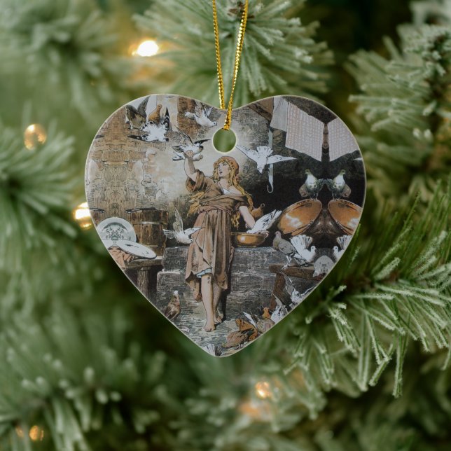 Adorno De Cerámica Cenicienta - cuento de hadas - Märchen - Grimm (Árbol)