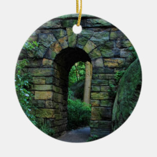 Adorno De Cerámica Central Park: Arco de Piedra Ramble