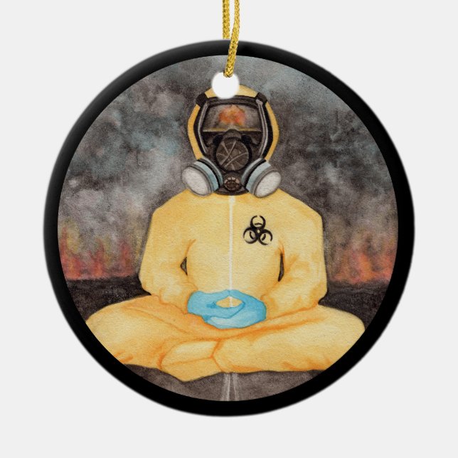 Adorno De Cerámica Centro de vacaciones de riesgo biológico para Navi (Frente)