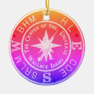 Adorno De Cerámica Centro del Universo en Wallace Idaho V2