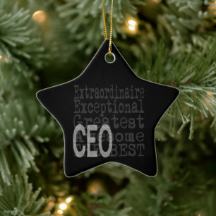 Adorno De Cerámica CEO Extraordinaire