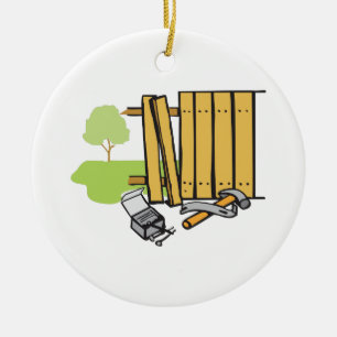 ADORNO DE CERÁMICA CERCA