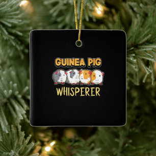 Adorno De Cerámica Cerdo de Guinea Cerdo Whisperer Cute Cavy