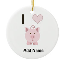 Cerdos lindos Desgin del corazón de I